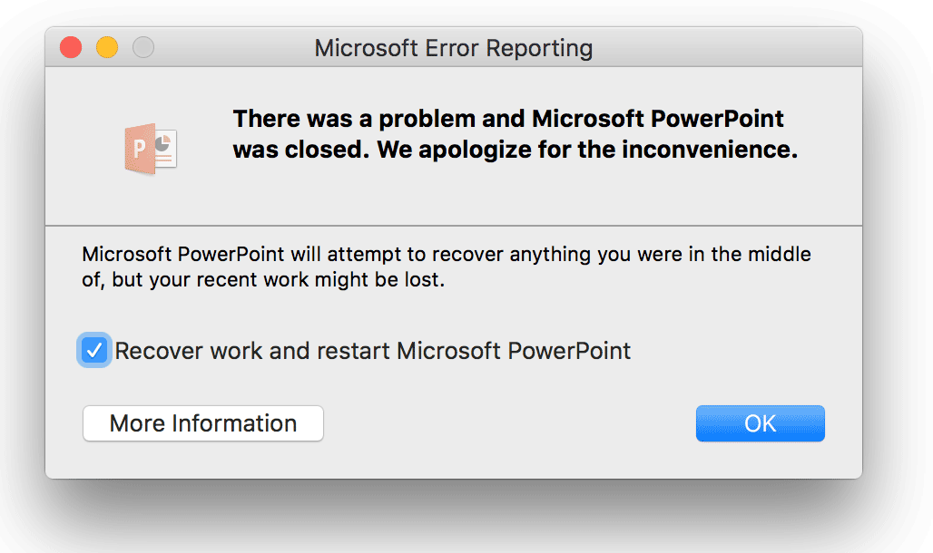 Cannot Open Powerpoint File On Powerpoint For Mac Repair File